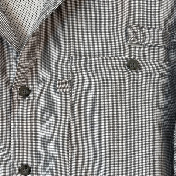 Rustic Ridge Gray Button-Up Performance Shirt - Picture 3 of 8